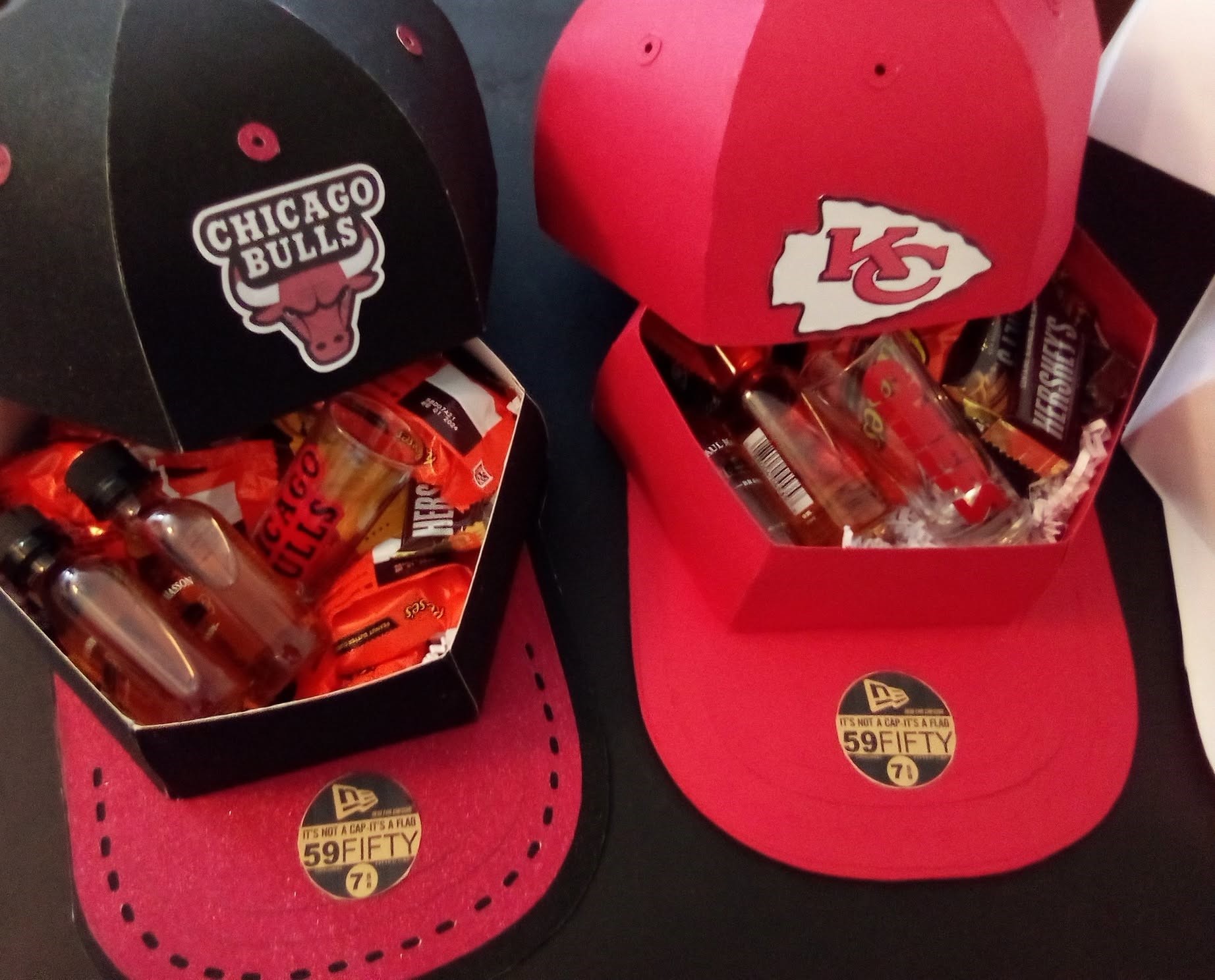 Gift box hats