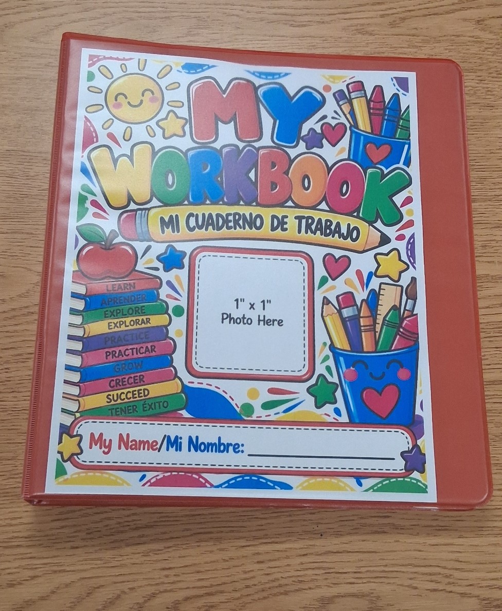 Custom school binder